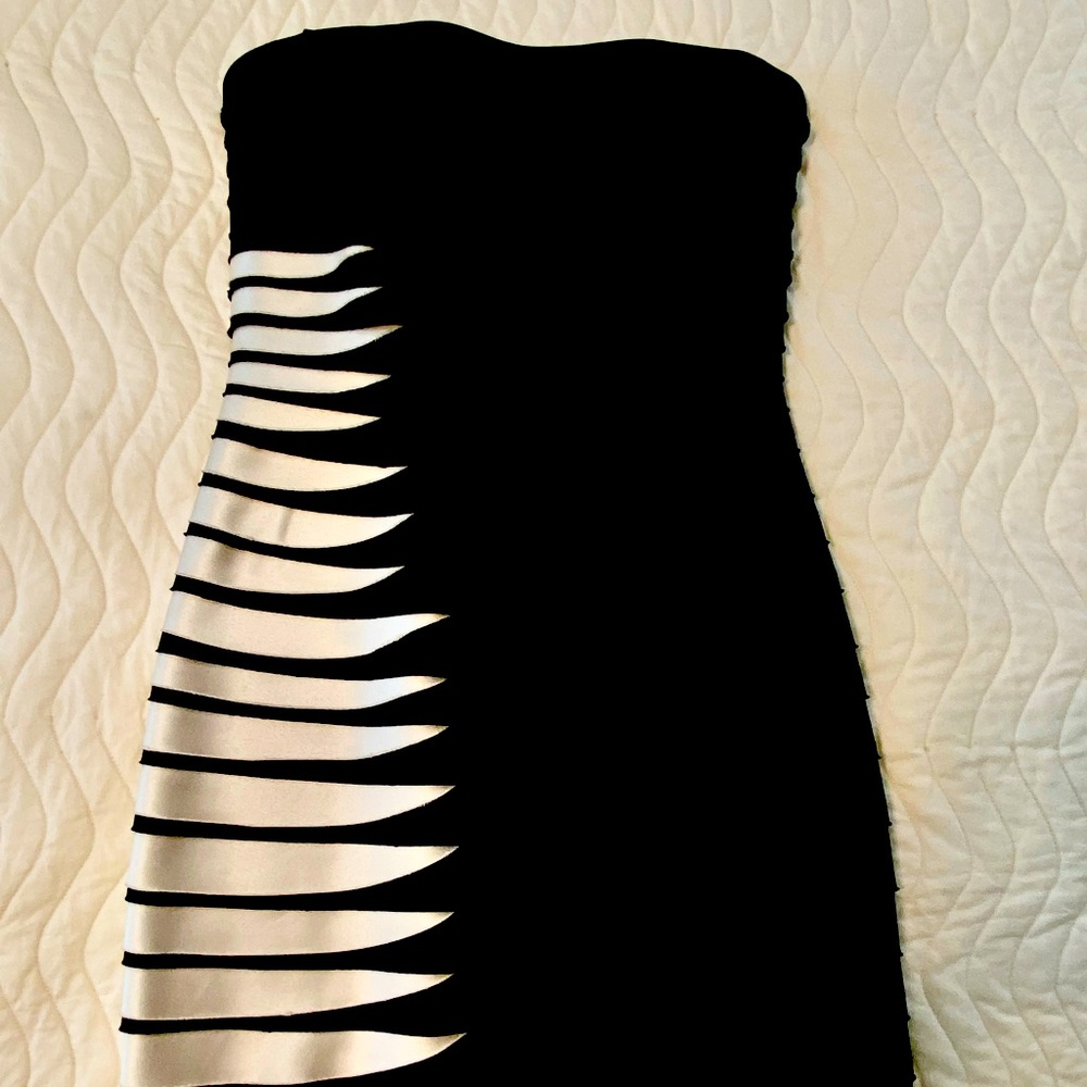 BCBG Max Azria bodycon strapless bandage dress size 0